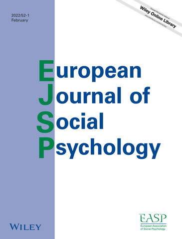 Se fundó el European Journal of Social Psychology, de orientación claramente experimentalista