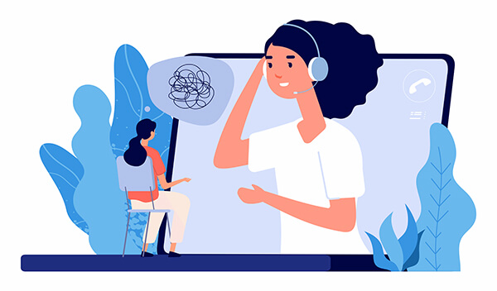 Implementación de salud mental a distancia