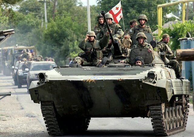 Выдвижение грузинских войск