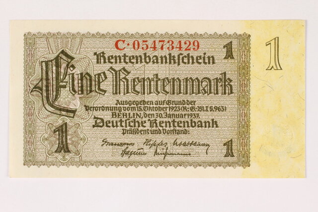 Introduction of Rentenmark