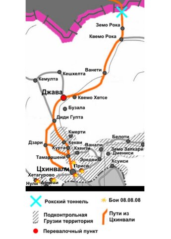 Движение к Гори