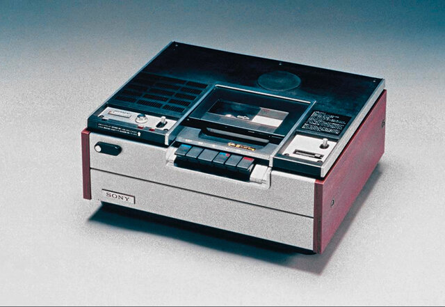 Primera videograbadora de Betamax Sony