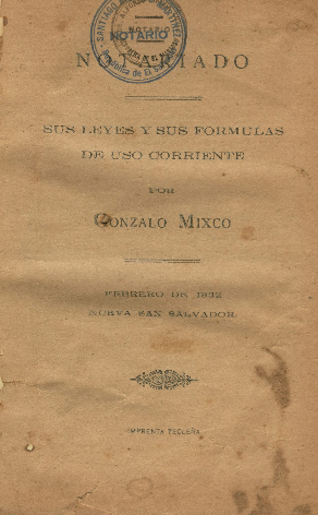 LEY DEL NOTARIADO DE 1932