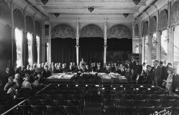 German entrance into League of Nations