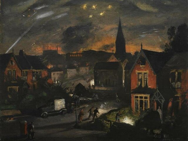 Incendiaries in a Suburb (1941) Henry Carr