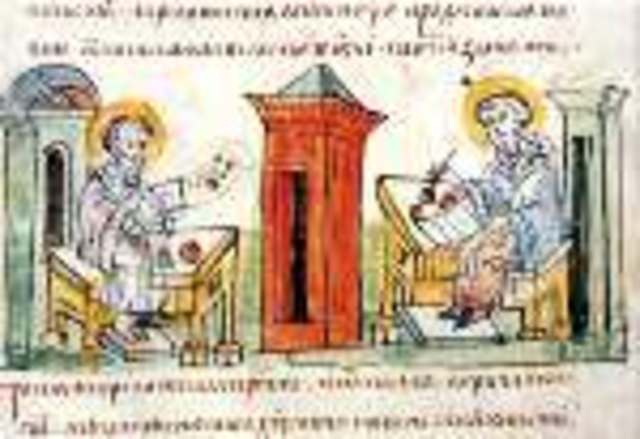 Возникновение славянской письменности (IX век)