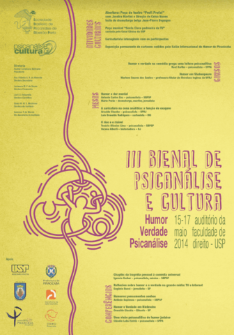 III Bienal de Psicanálise e Cultura da SBPRP "HUMOR, VERDADE E PSICANÁLISE"