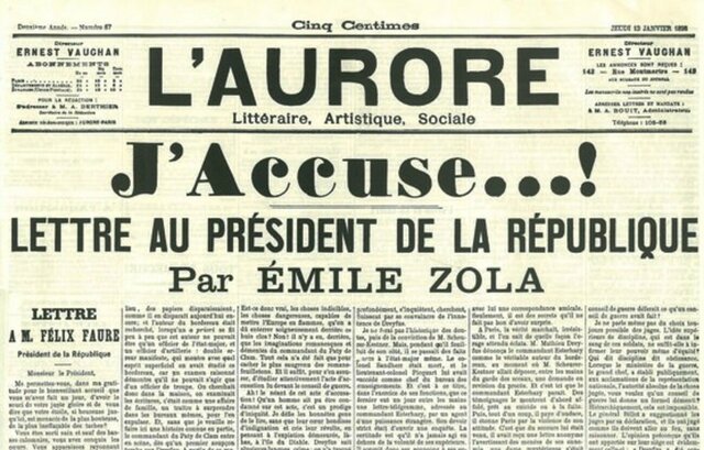 Zola : "J'accuse"