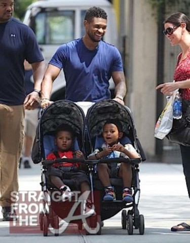 Usher has KIDS??And is good to them???