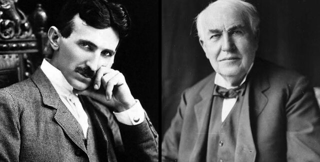 Ο Τέσλα ξεκινάει να εργάζεται σε μια θυγατρική του Edison στο Παρίσι. Ξεκινάει, έτσι, η σκιώδης σχέση των δύο μεγάλων αντρών