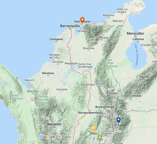 Expedición comandada por Quesada, para el descubrimiento y conquista del Nuevo Reino de Granada.