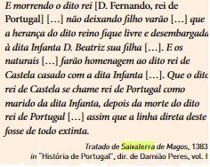 Tratado de Salvaterra de Magos e morte de D. Fernando.