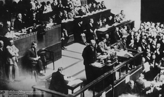 German entrance into League of Nations