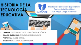Timeline: HISTORIA DE LA TECNOLOGÍA EDUCATIVA