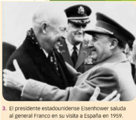 The end of the international isolation of the Franco regime.