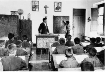 The organizations used by the Franco regime to indoctrinate the population and to achieve self-sufficiency in the country.