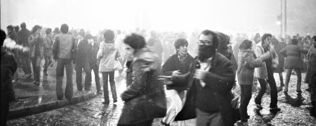 Riots and strikes against fascism