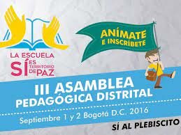 “Asamblea Pedagógica Distrital”.