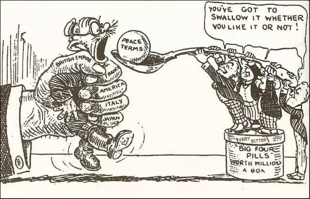 Treaty of Versailles and the results for Germany