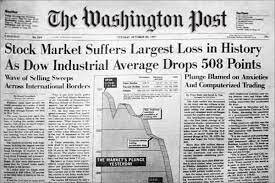 Beginning of Great Depression