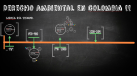 Timeline: Línea de Tiempo: Derecho ambiental en Colombia – La Constitución Colombiana del 91 y su importancia en temas ambientales