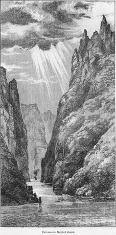 Milford Sound in 1878