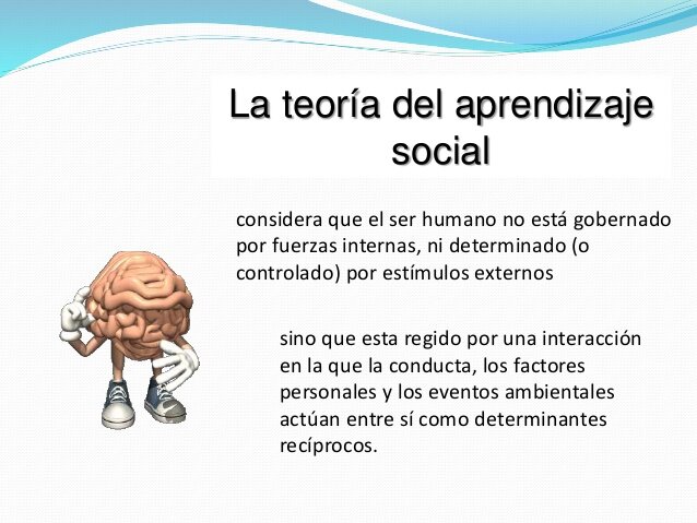 BANDURA “teorías del aprendizaje social”