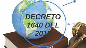 Decreto 1640 de 2012