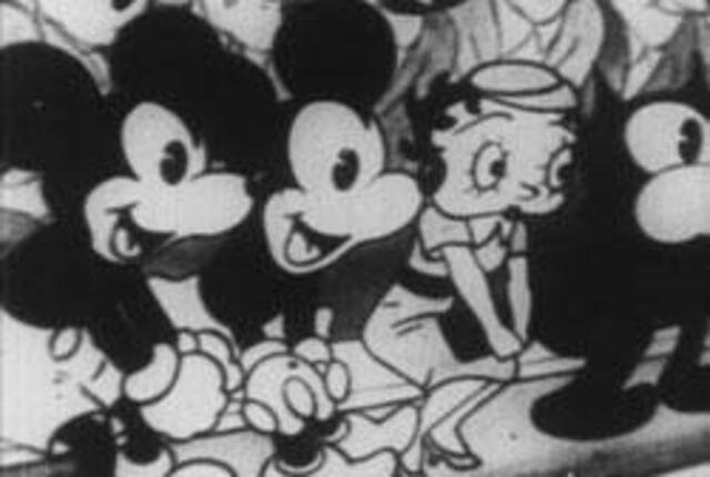 Primeros dibujos animados de Mickey Mouse y Betty Boop