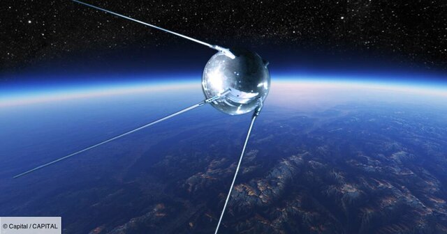 Création du premier satélite: Spoutnik 1
