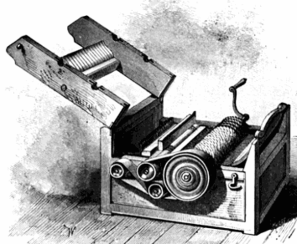 Eli Whitney patents the Cotton Gin