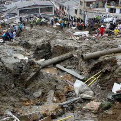 Timeline: Intervención comunitaria en crisis y atención psicosocial - Derrumbe barrio Cervantes / Ciudad de Manizales
