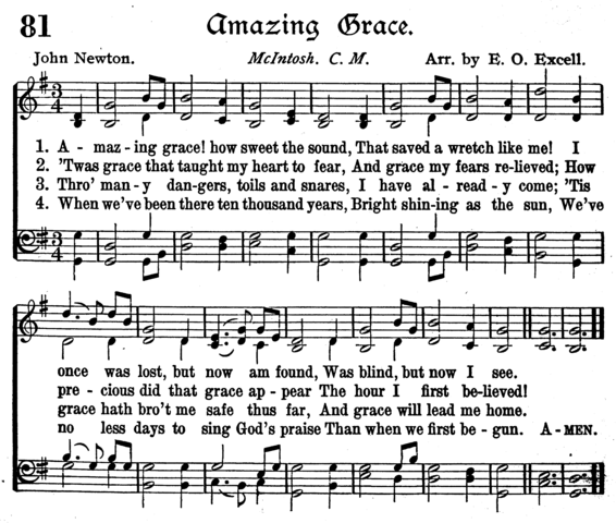 Amazing Grace written