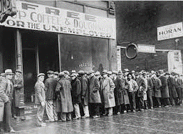 Beginning of Great Depression