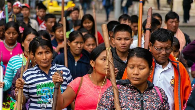 Trabajo de UNICEF con población indígena en Colombia