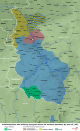 Occupation of the Ruhr by France and Belgium
