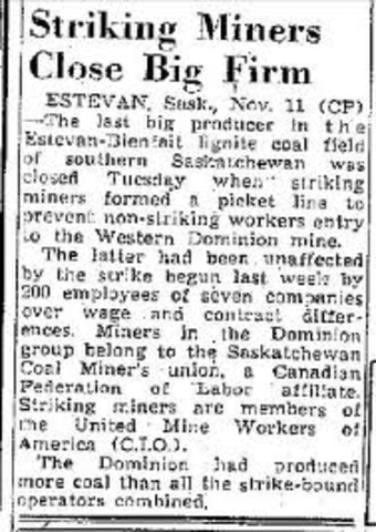 United Mine Workers Strike