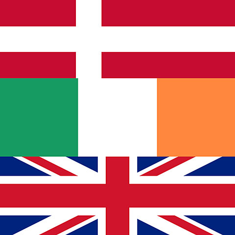 Reino Unido, Irlanda y Dinamarca