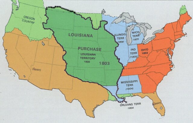 Napoleon sold the Louisiana territory