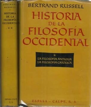 Historia de la filosofía occidental (LIBRO)