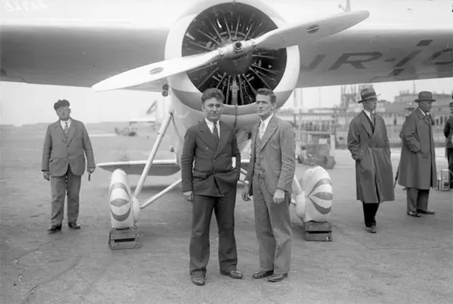 First ever successful around the world solo flight is completed by Wiley Post