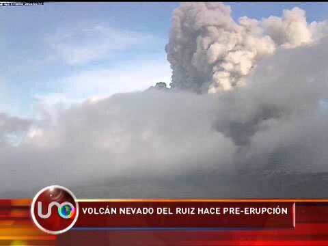 Erupción del volcán Nevado del Ruiz