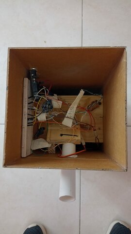 EMSAMBLE DEL SISTEMA ELECTRONICO CON EL ALIMENTADOR