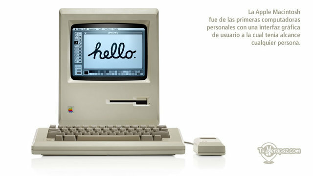 La primer computadora personal con interfaz gráfica es desarrollada por Apple.