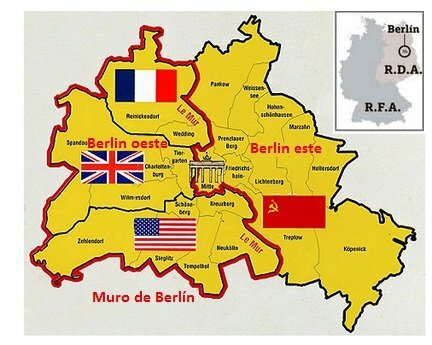 División de Berlín en 4