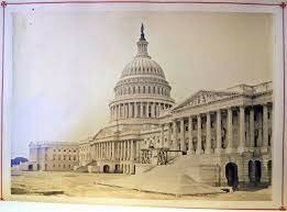 The second United States Capitol dome is completed