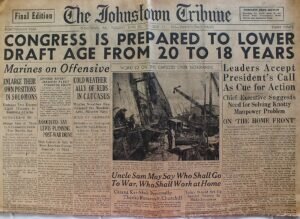 The USA Draft age is lowered to 18 years old