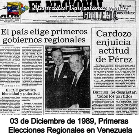 Se realizan las primeras elecciones directas de gobernadores y alcaldes.
