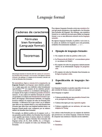 documento sobre los lenguajes formales