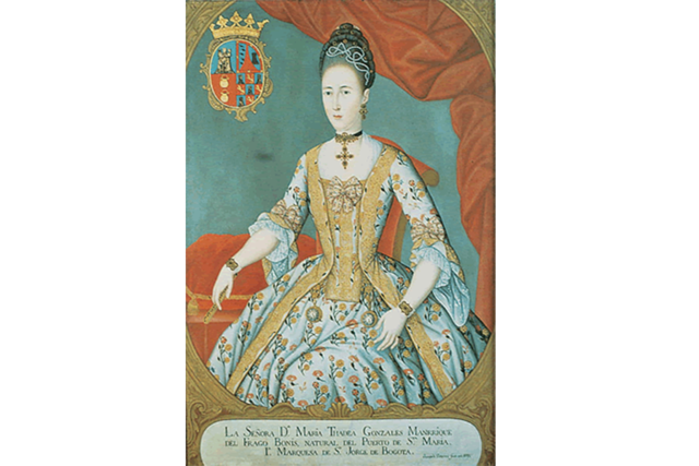 Señora María Thadea Gonzales Manrique del Frago Bonis :La estética femenina dentro de la burguesía colonial: